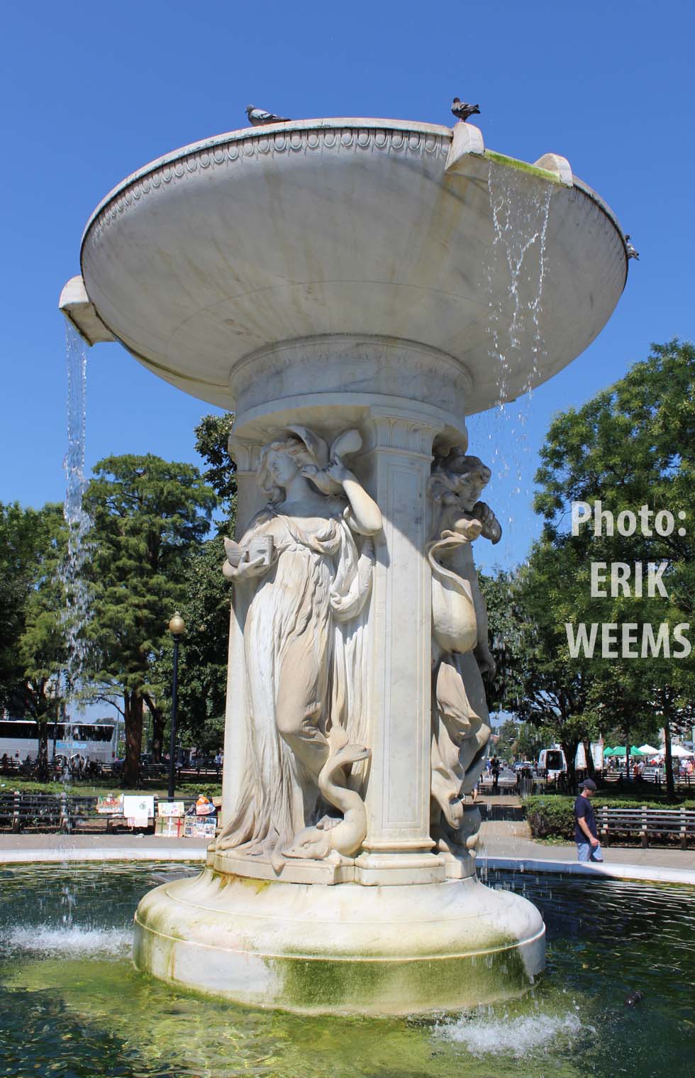 Water Fountain Dupont Circle Washington DC